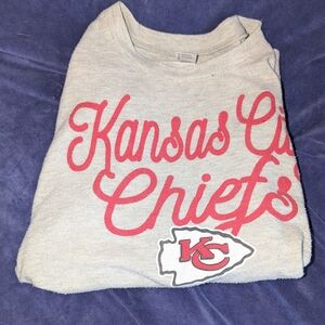 Team Apparel Kids Hoodie - Gray with Red Print